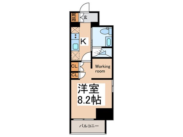 プラウドフラット浅草アベニューの物件間取画像